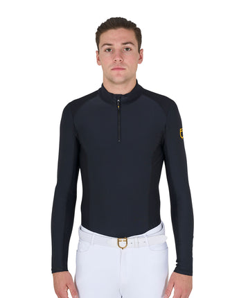 Polo Uomo Slim Fit Training a manica lunga Equestro