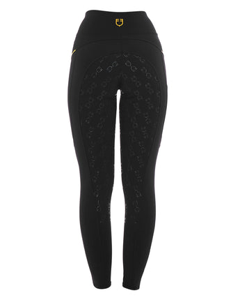 Leggings Donna Slim Fit inserti Micro Mesh Equestro